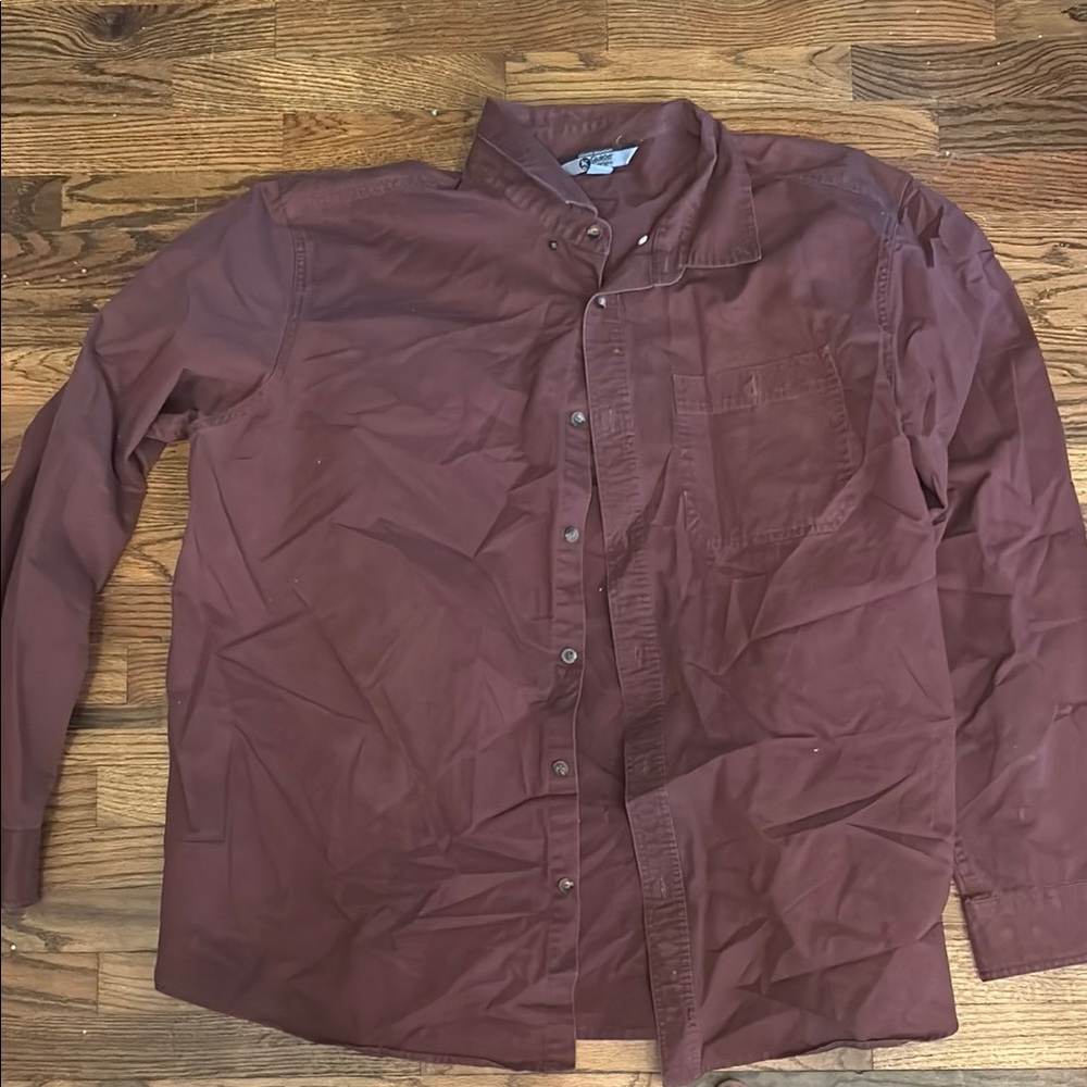 Gander Mountain Brown Casual Button Down Shirt